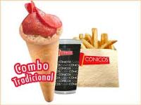 C�nicos - Pizza em Cone - Shopping Ibirapuera