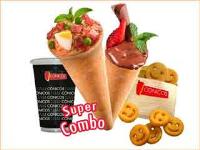 C�nicos - Pizza em Cone - Shopping Ibirapuera
