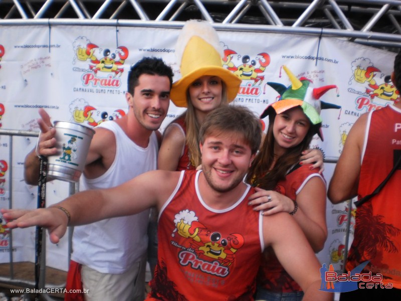 Balada: Fotos do Bloco da Praia no Carnaval de Ouro Preto / MG com a presena de MR CATRA, MOLEJO e DJ CLIO NEGRO