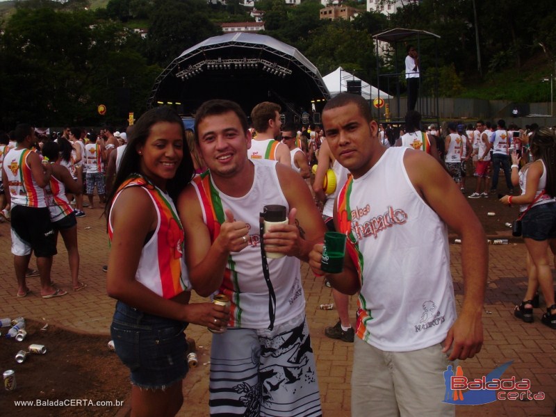 Balada: Fotos do Bloco Chapado no Carnaval de Ouro Preto / MG com a presena de PAULLA MIRELLA(AX), NATIRUTS e DJ RHOMMEL