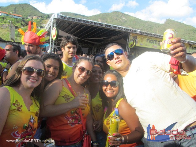 Balada: Show com a Banda Asa, Show do Naldo e presena de DJ Nero no Bloco da Ladera no Carnaval 2013 em Ouro Preto / MG