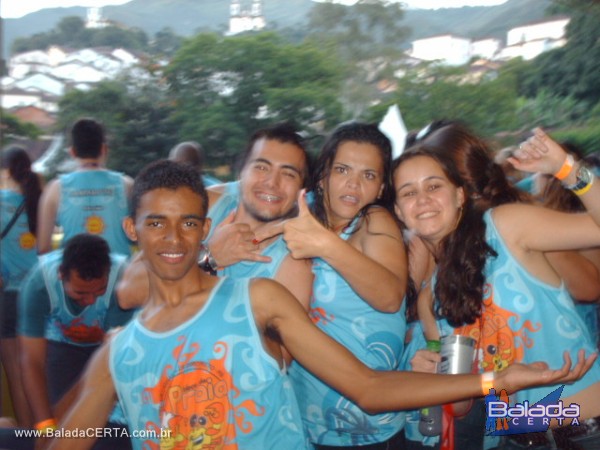 Balada: Fotos do carnaval em Ouro Preto 2009 com o Bloco da Praia