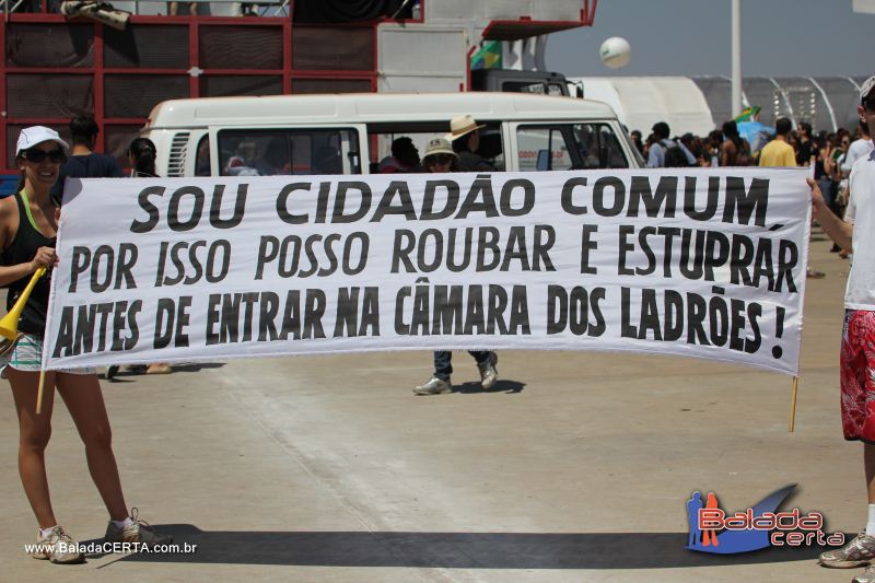 Balada: Marcha Contra Corrupo - Esplanada dos Ministrios - Braslia - DF